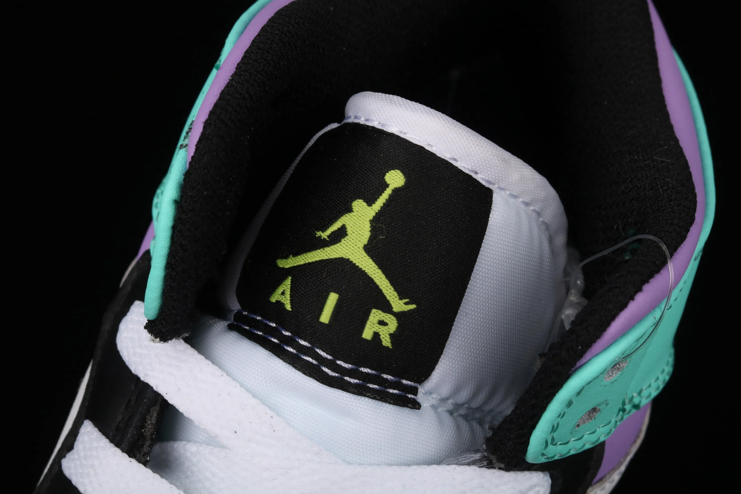 All categories Air Jordan Jordan series basketball shoes Air Jordan 1 Mid Air Jordan1 Low AJ1 Joe 1 blue purple red Zhongbang basketball shoes 554725-175